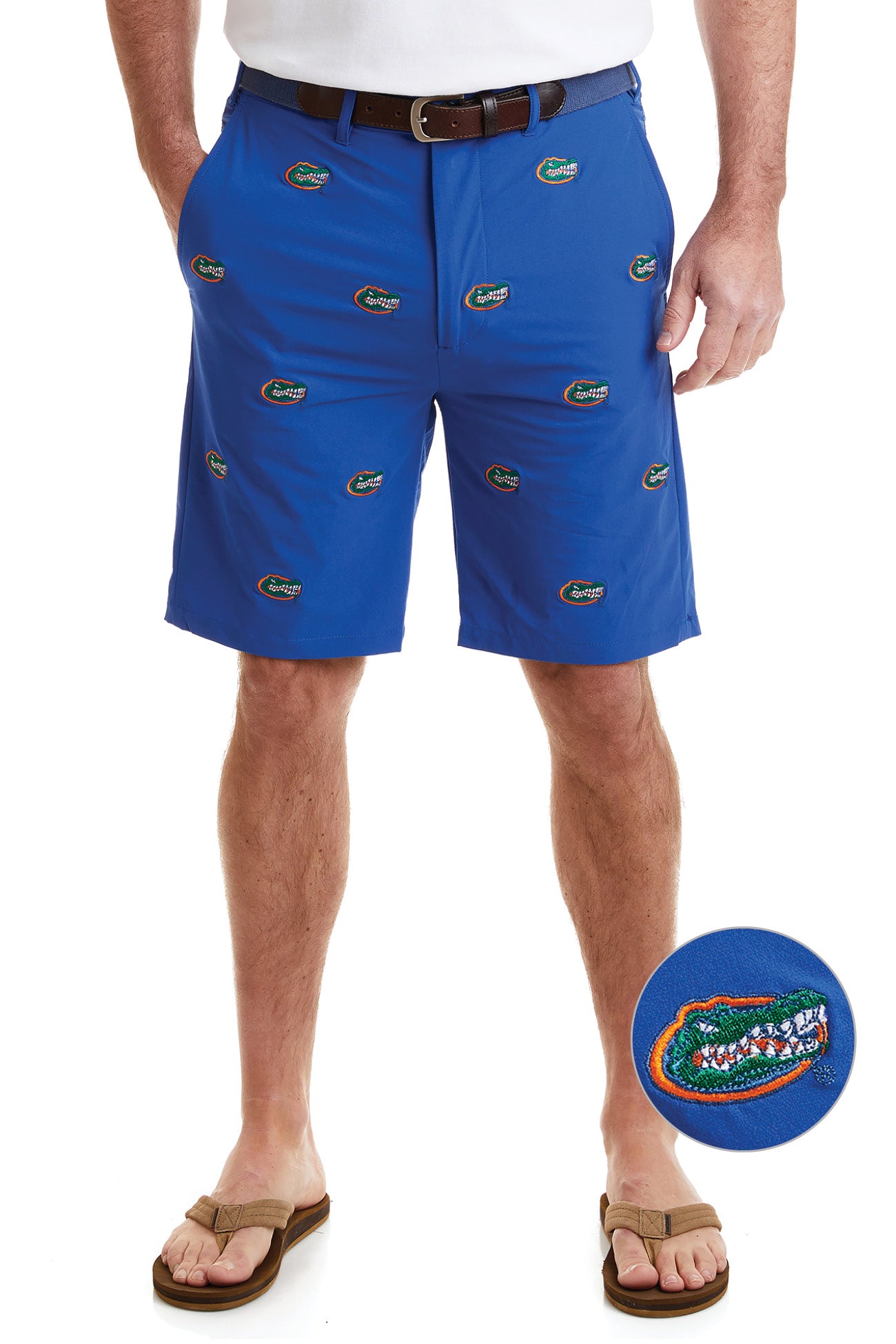 Castaway Mens Collegiate ACKformance Short Blue with University of
