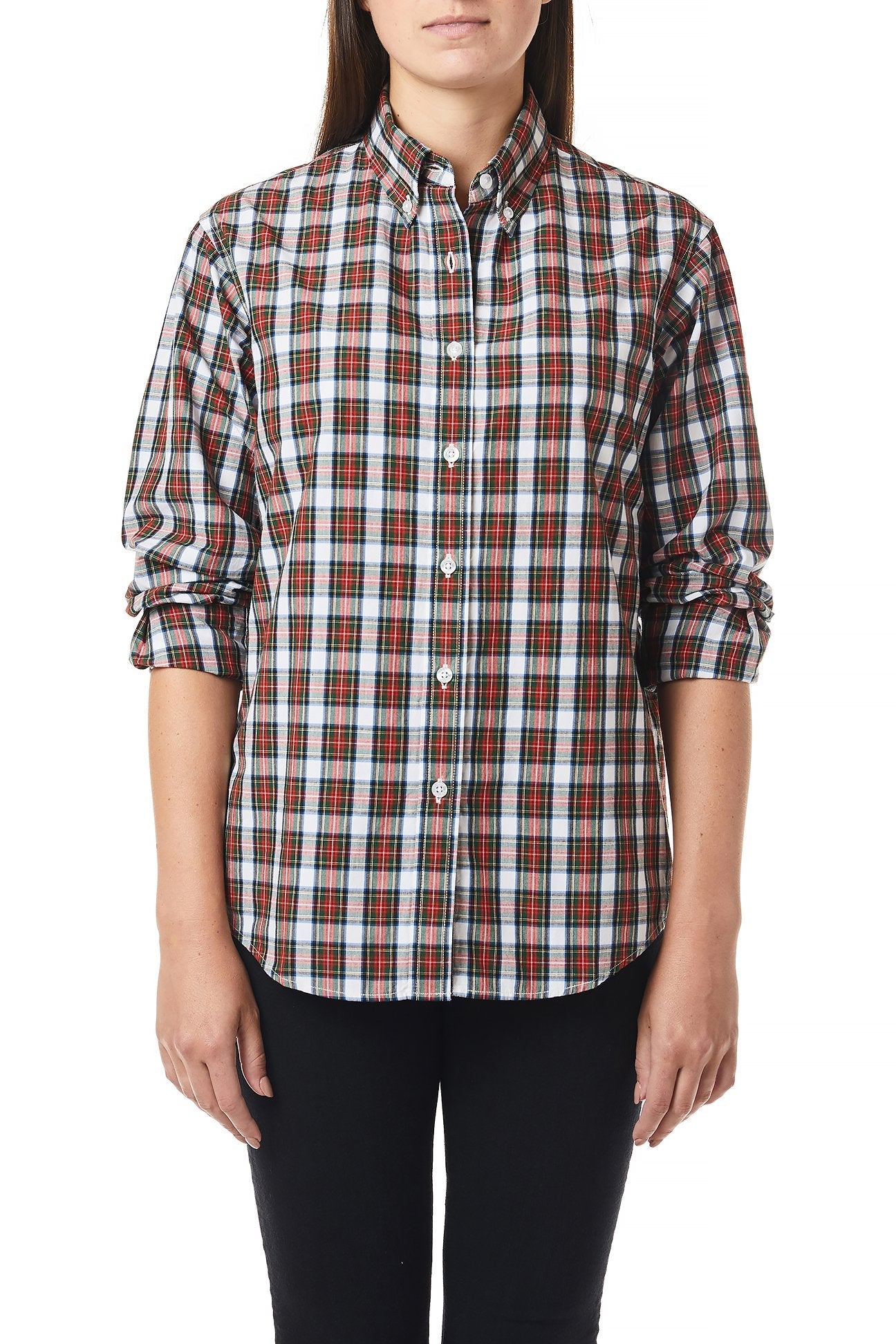 Plaid button down deals shirt dress