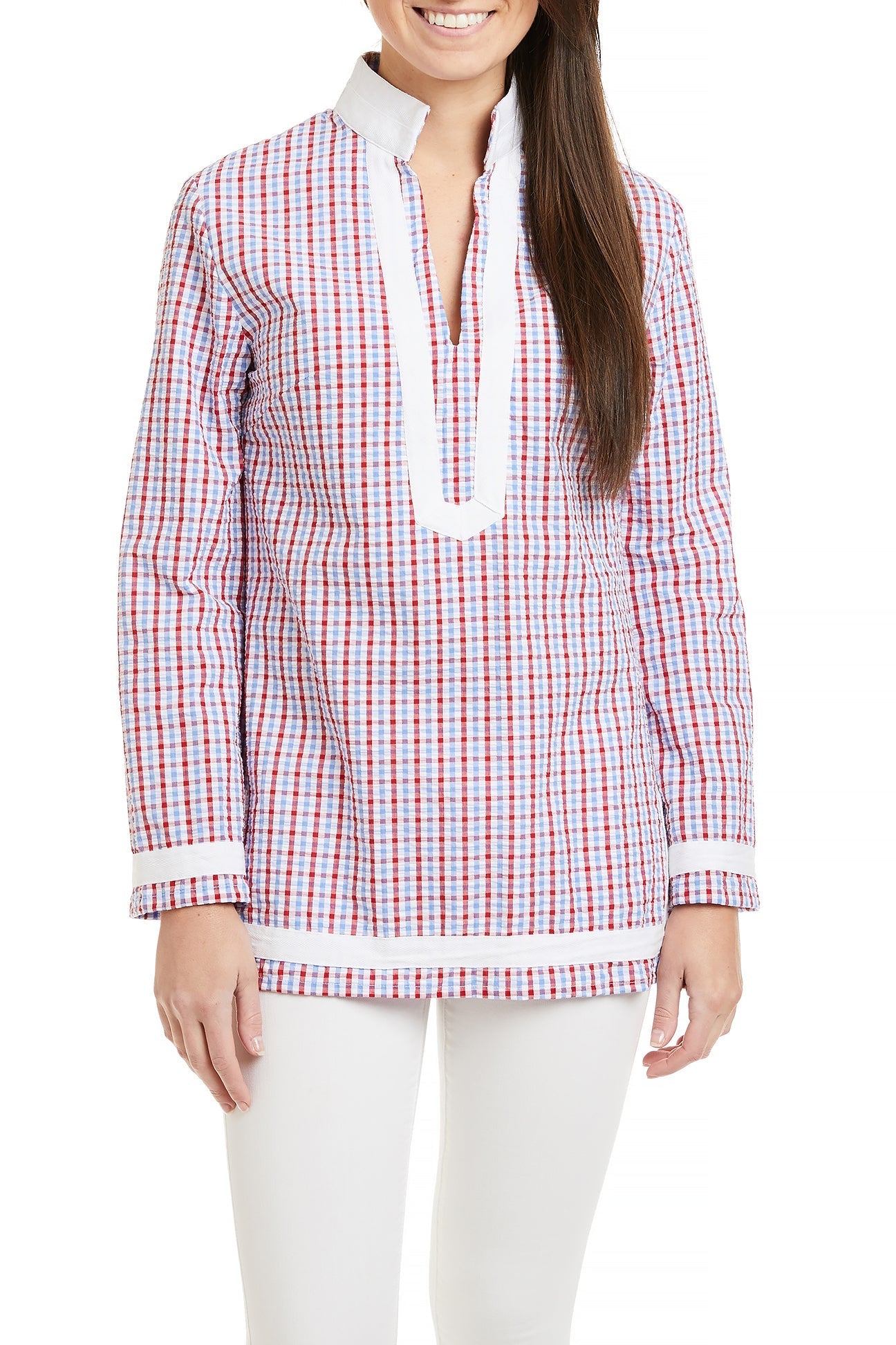 red white blue tunic