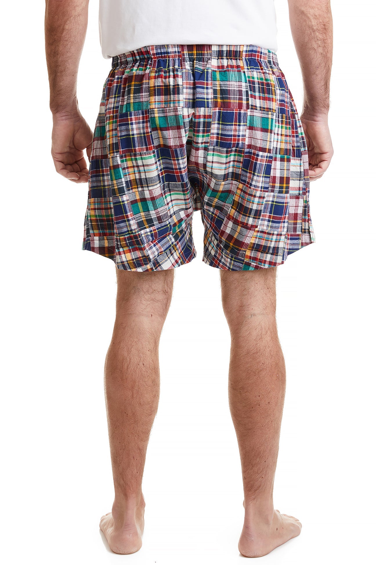 Barefoot Boxer Rockport Patch Madras CASTAWAY BOXERS Castaway Nantucket Island