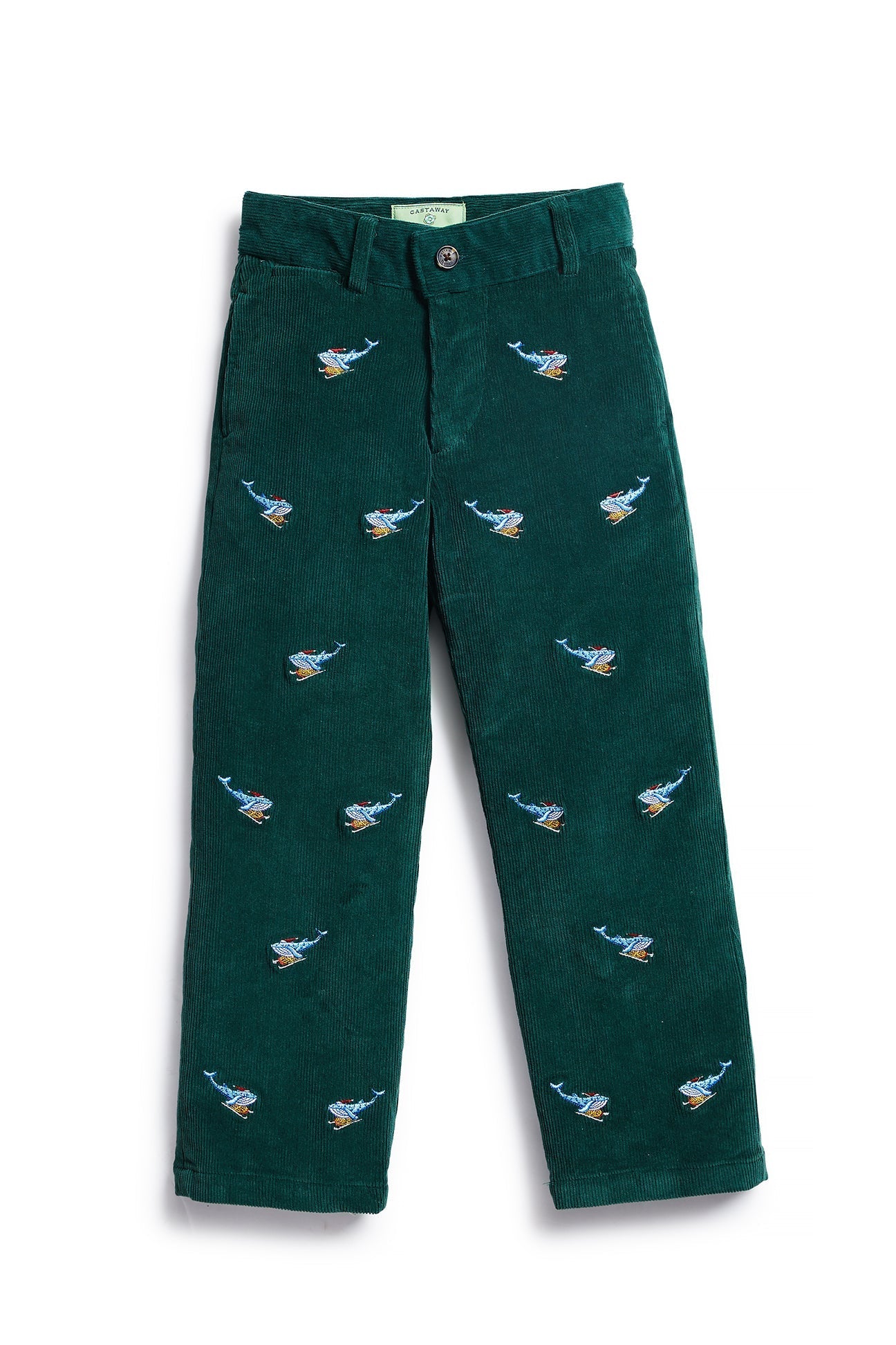 Boys Beachcomber Corduroy Pant Hunter with Nantucket Sleigh Ride BOYS PANTS Castaway Nantucket Island