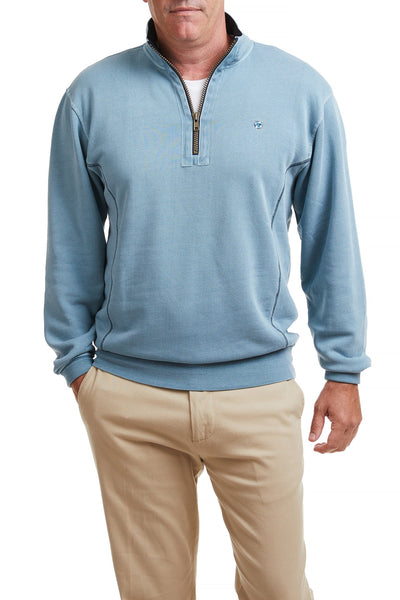 Breakwater Quarterzip Slate MENS OUTERWEAR Castaway Nantucket Island