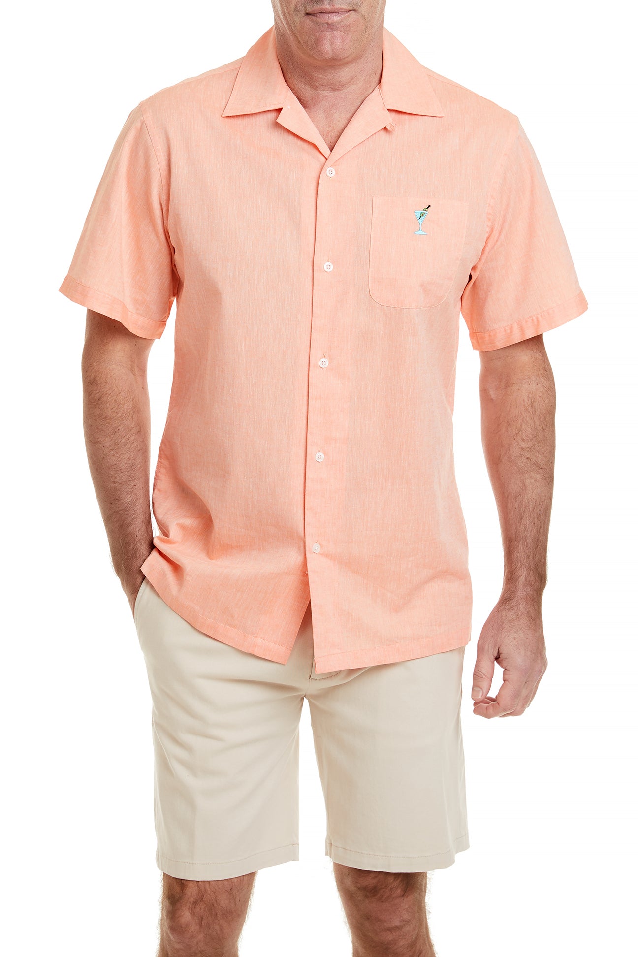 island dress shirts Blue Sea Island Cotton Dress Shirt