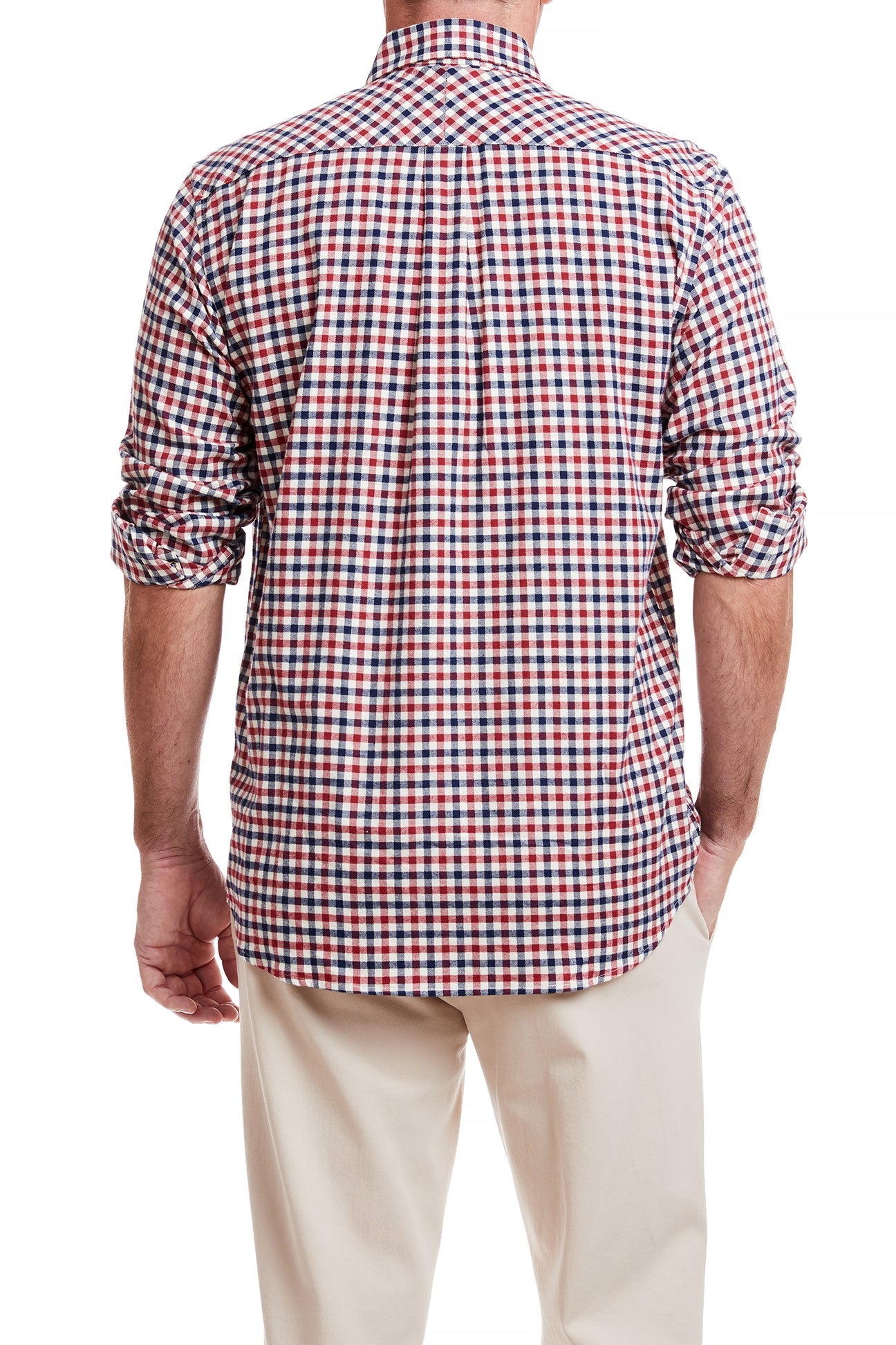 Chase Shirt Bristol Brushed Check MENS SPORT SHIRTS Castaway Nantucket Island