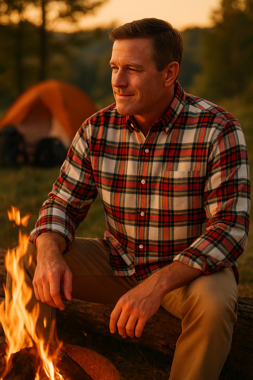 Chase Shirt Dress Stewart Flannel MENS SPORT SHIRTS Castaway Nantucket Island