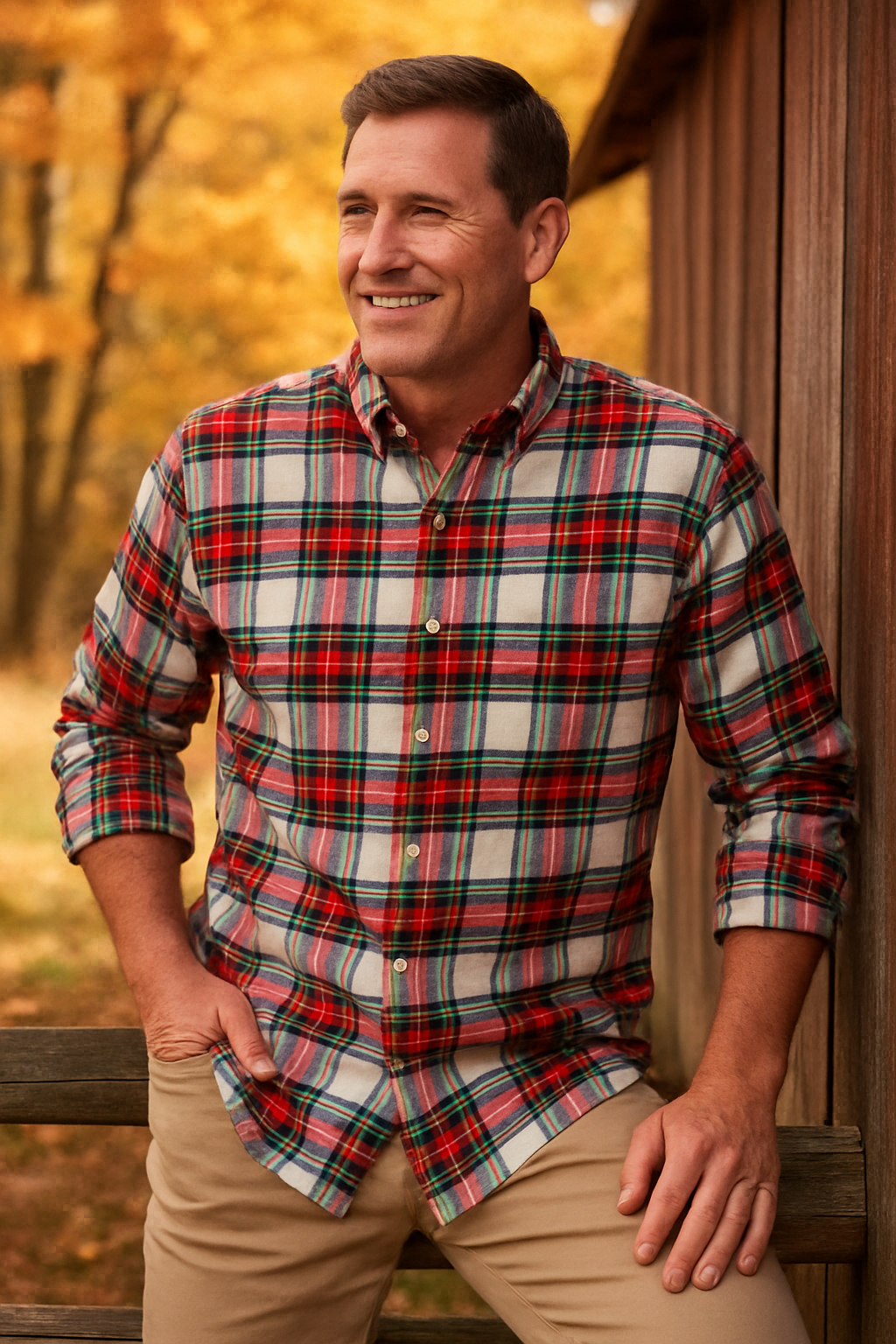Chase Shirt Dress Stewart Flannel MENS SPORT SHIRTS Castaway Nantucket Island