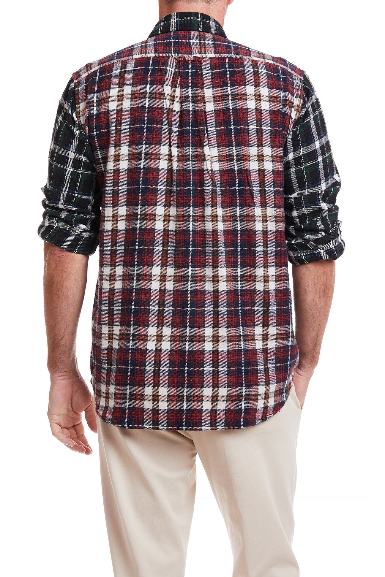 Chase Shirt Plaid Flannel Panel MENS SPORT SHIRTS Castaway Nantucket Island