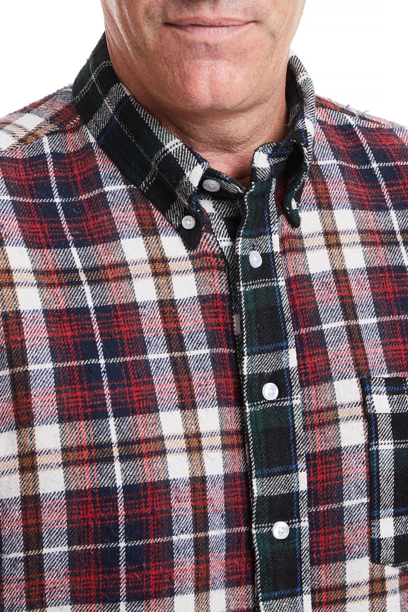 Chase Shirt Plaid Flannel Panel MENS SPORT SHIRTS Castaway Nantucket Island