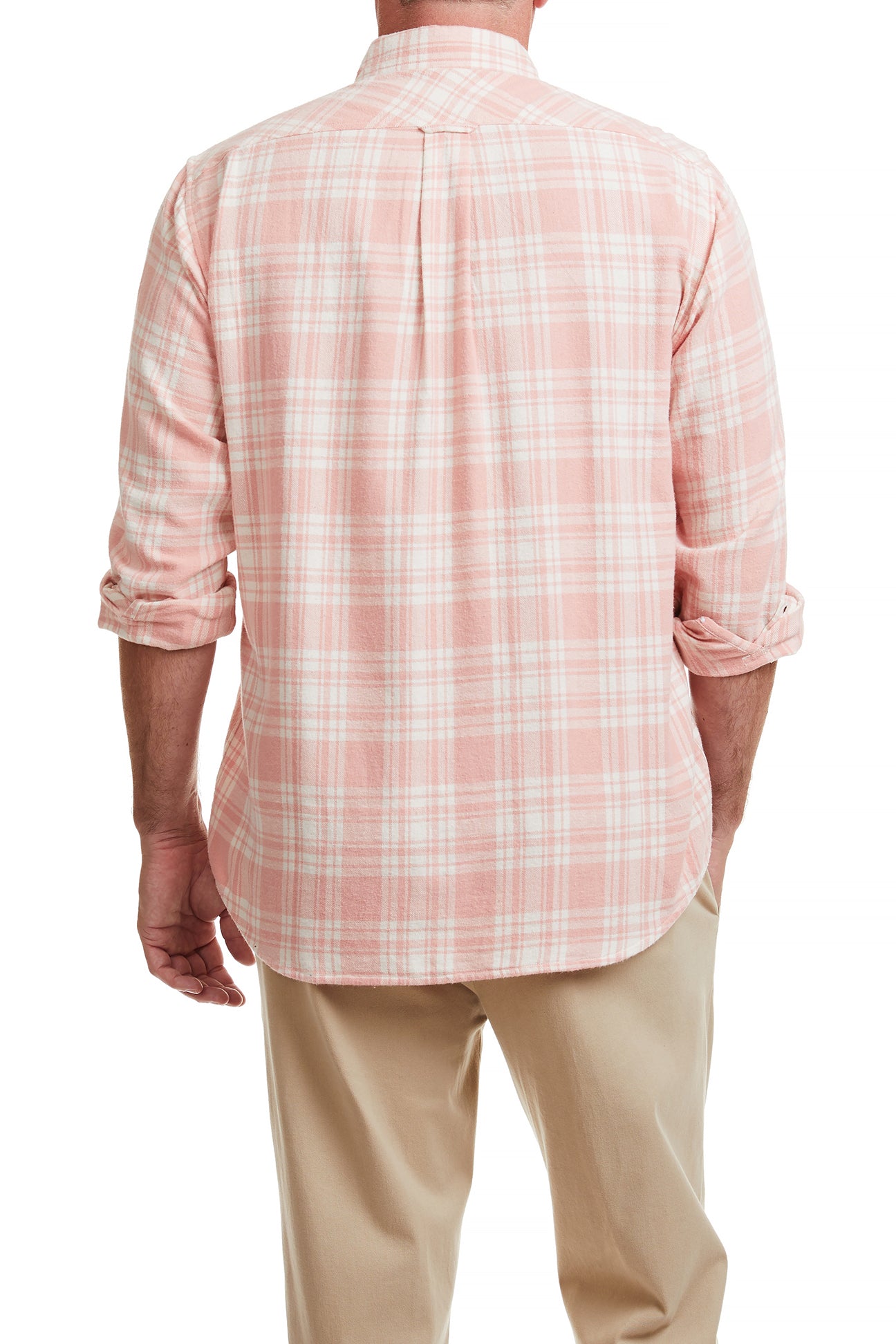 Castaway Mens Chase Long Sleeve Shirt Winter Rose Plaid Castaway Nantucket Island Castaway Mens Chase Long Sleeve Shirt Winter Rose Plaid Castaway Nantucket Island