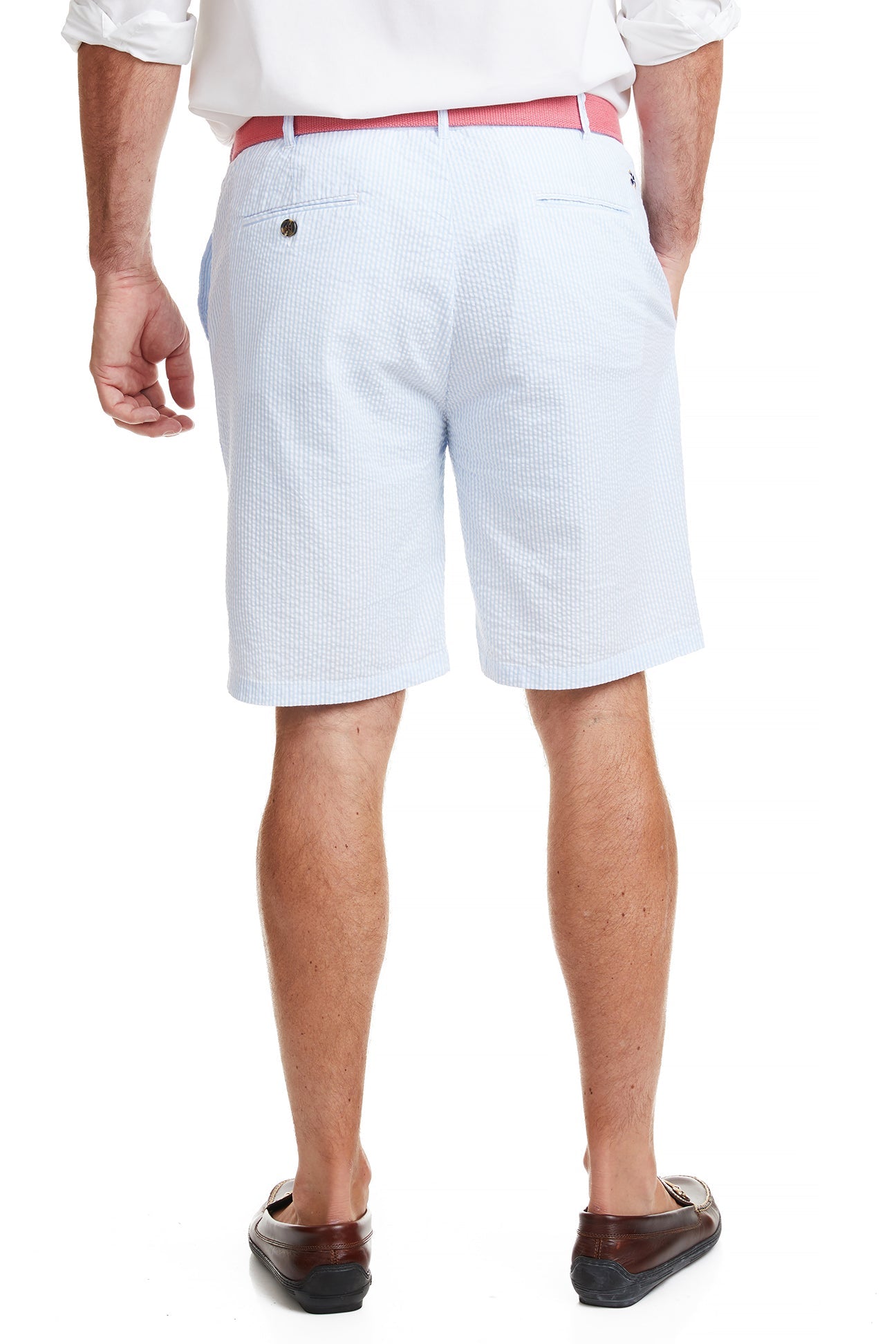 Cisco Short Blue Seersucker MENS SHORTS Castaway Nantucket Island
