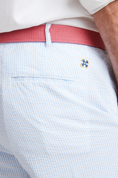 Cisco Short Blue Seersucker MENS SHORTS Castaway Nantucket Island