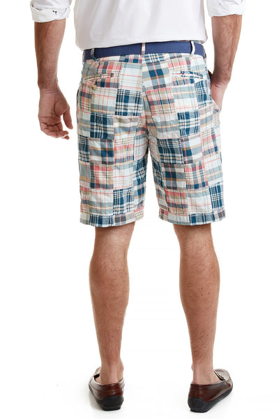 Cisco Short Grey Lady Patch Madras MENS SHORTS Castaway Nantucket Island