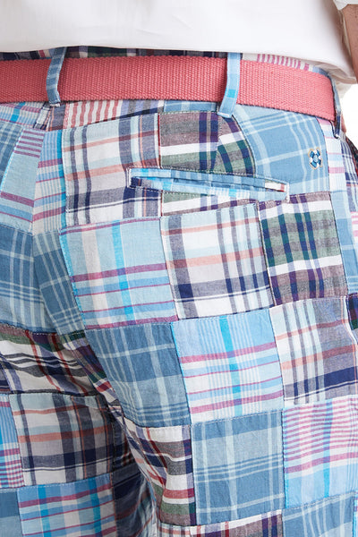 Cisco Short Seapoint Patch Madras MENS SHORTS Castaway Nantucket Island