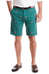 Cisco Short Stretch Twill Hunter with Candy Cane MENS EMBROIDERED SHORTS Castaway Nantucket Island