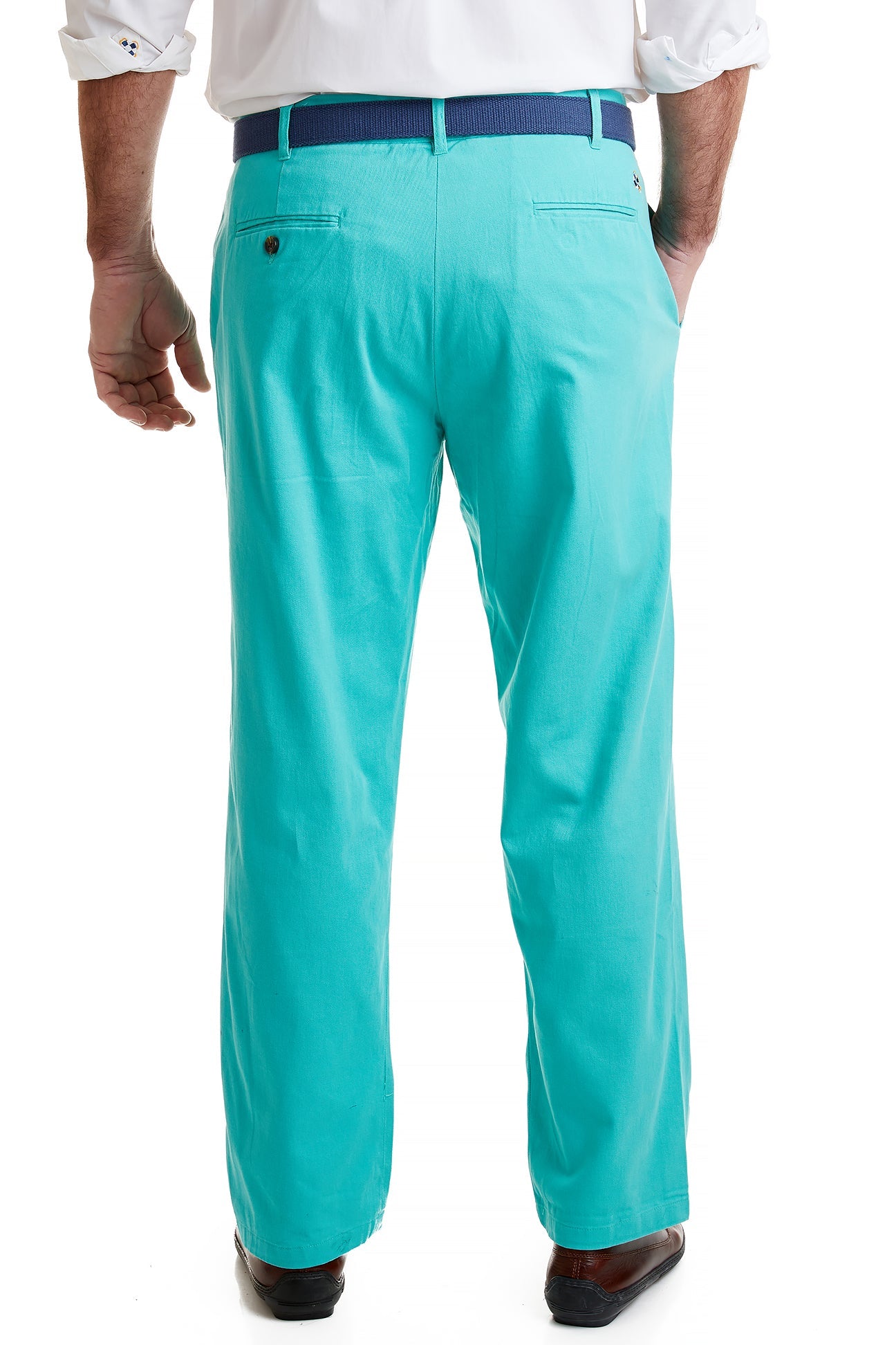 Harbor Pant Stretch Twill Aquatic Green MENS PANTS Castaway Nantucket Island