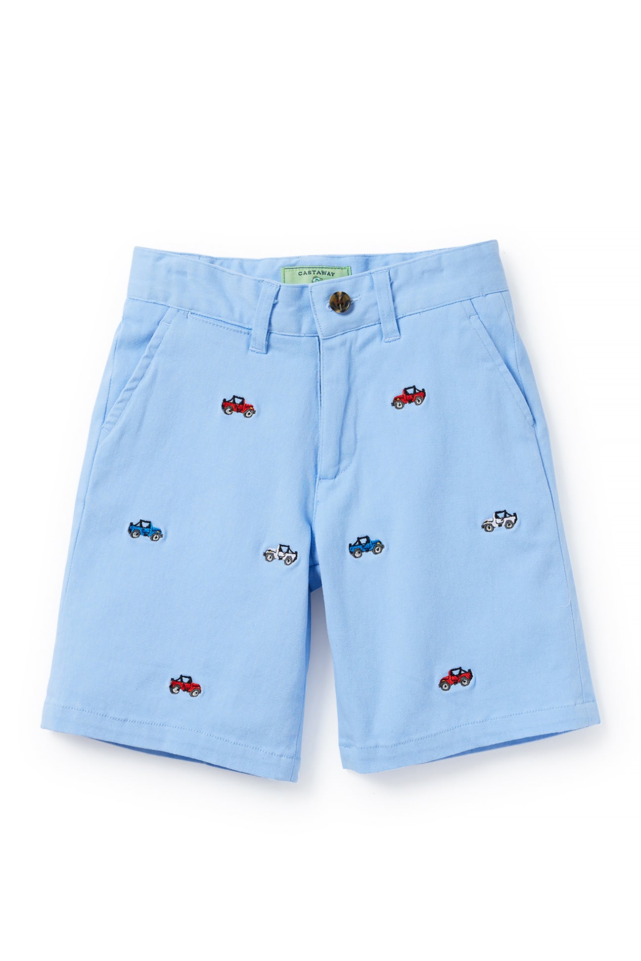 Jetties Short Stretch Twill Liberty with Jeeps BOYS SHORTS Castaway Nantucket Island