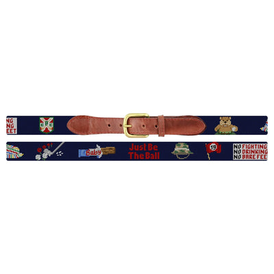 Needlepoint Belt Gopher Golf Life MENS BELTS Smathers & Branson