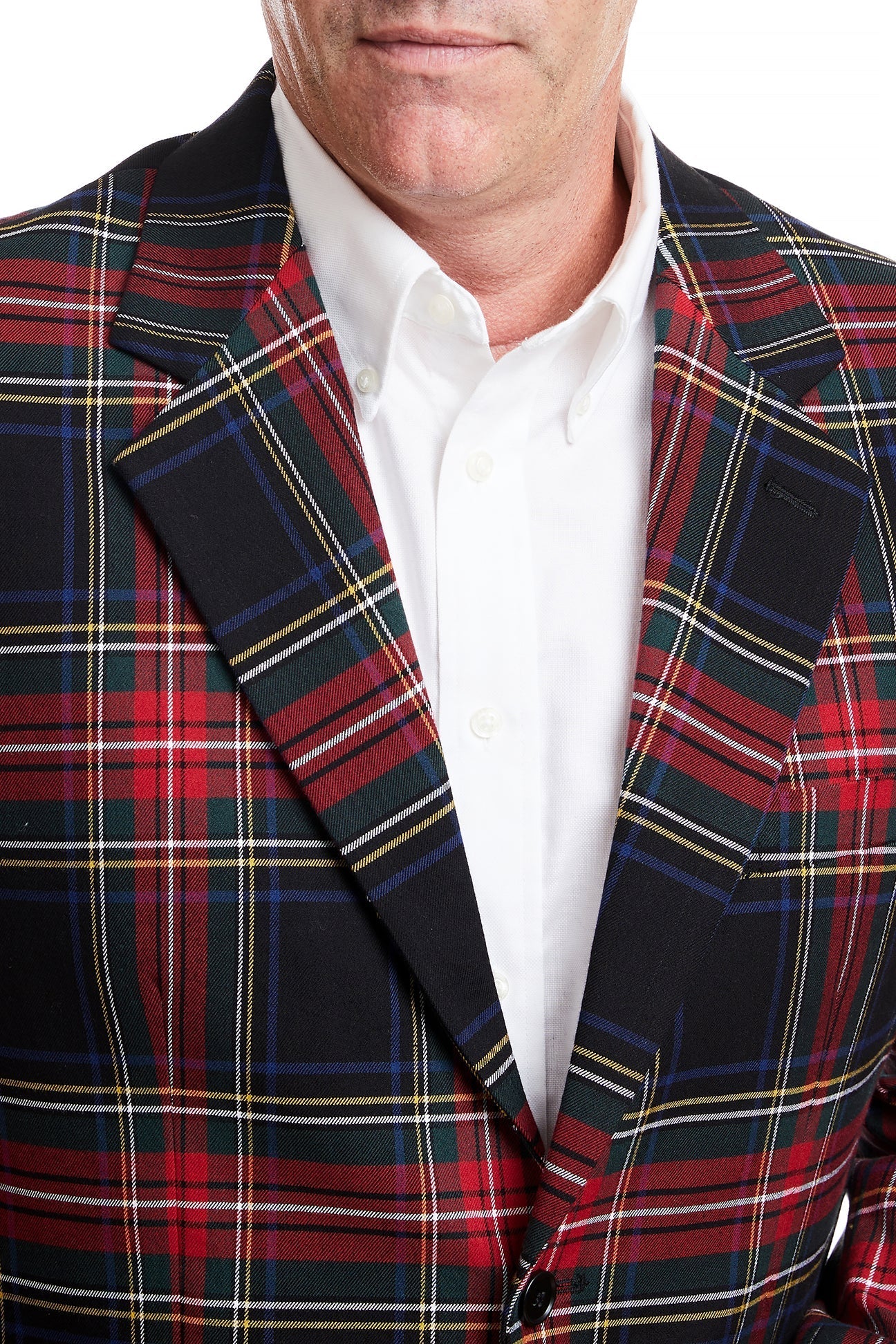Castaway Mens Philip Sportcoat Black Stewart Tartan Castaway Nantucket Island