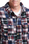 Shacket Colorado Flannel Patch Madras MENS OUTERWEAR Castaway Nantucket Island