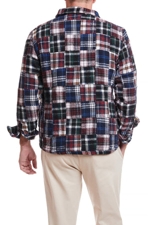 Shacket Colorado Flannel Patch Madras MENS OUTERWEAR Castaway Nantucket Island