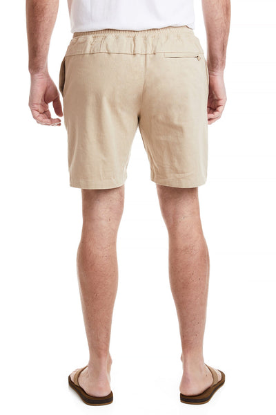 Surf Short Stretch Twill Khaki MENS SHORTS Castaway Nantucket Island