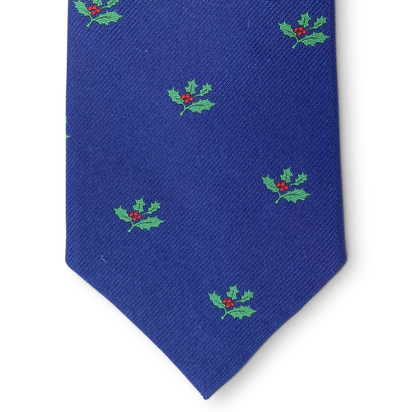 Tie Navy with Hollyberry MENS ACCESSORIES Bird Dog Bay