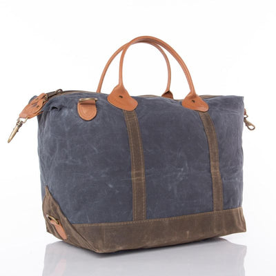 Weekender Bag Waxed Canvas Slate ACCESSORIES CB Station