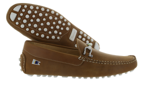 Riomar Deck Driver Crazy Horse Tan w/Riomar Burgee Bearing MENS ACCESSORIES Riomar