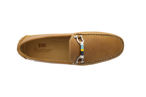 Riomar Deck Driver Crazy Horse Tan w/Riomar Burgee Bearing MENS ACCESSORIES Riomar