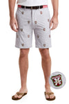 ACKformance Short Stone with Bushwood Country Club MENS EMBROIDERED SHORTS Castaway Nantucket Island
