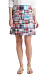 Ali Skirt Hingham Patch Madras LADIES SKIRTS Castaway Nantucket Island