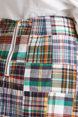 Ali Skirt Osterville Patch Madras LADIES SKIRTS Castaway Nantucket Island