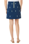 Ali Skirt Stretch Twill Nantucket Navy with Martini - Castaway Nantucket Island