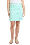 Ali Skirt Stretch Twill Seagrass with Easter Eggs & Bunny LADIES SKIRTS Castaway Nantucket Island