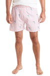 Barefoot Boxer Oxford Red Stripe with Martini Candy Cane CASTAWAY BOXERS Castaway Nantucket Island
