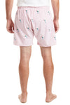 Barefoot Boxer Oxford Red Stripe with Martini Candy Cane CASTAWAY BOXERS Castaway Nantucket Island