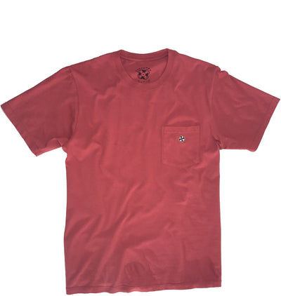 Beach Tee Cardinal Red Castaway - POLOS & TEES - Castaway Nantucket Island