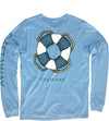 Beach Tee Long Sleeve Azure Castaway - POLOS & TEES - Castaway Nantucket Island