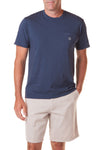Beach Tee Navy Castaway - POLOS & TEES - Castaway Nantucket Island
