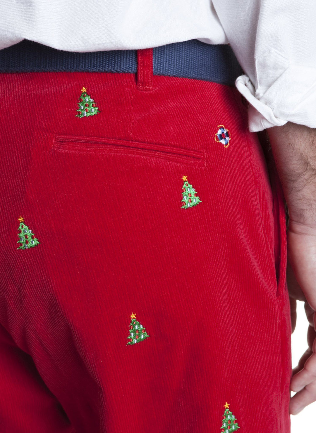 Beachcomber Corduroy Pant Crimson with Christmas Tree 40 / Red / 30" Beachcomber Corduroy Pant Crimson with Christmas Tree 40 / Red / 30"