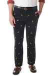 Beachcomber Corduroy Pant Nantucket Navy with Leaping Reindeer - Castaway Nantucket Island