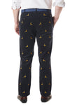 Beachcomber Corduroy Pant Nantucket Navy with Leaping Reindeer - Castaway Nantucket Island