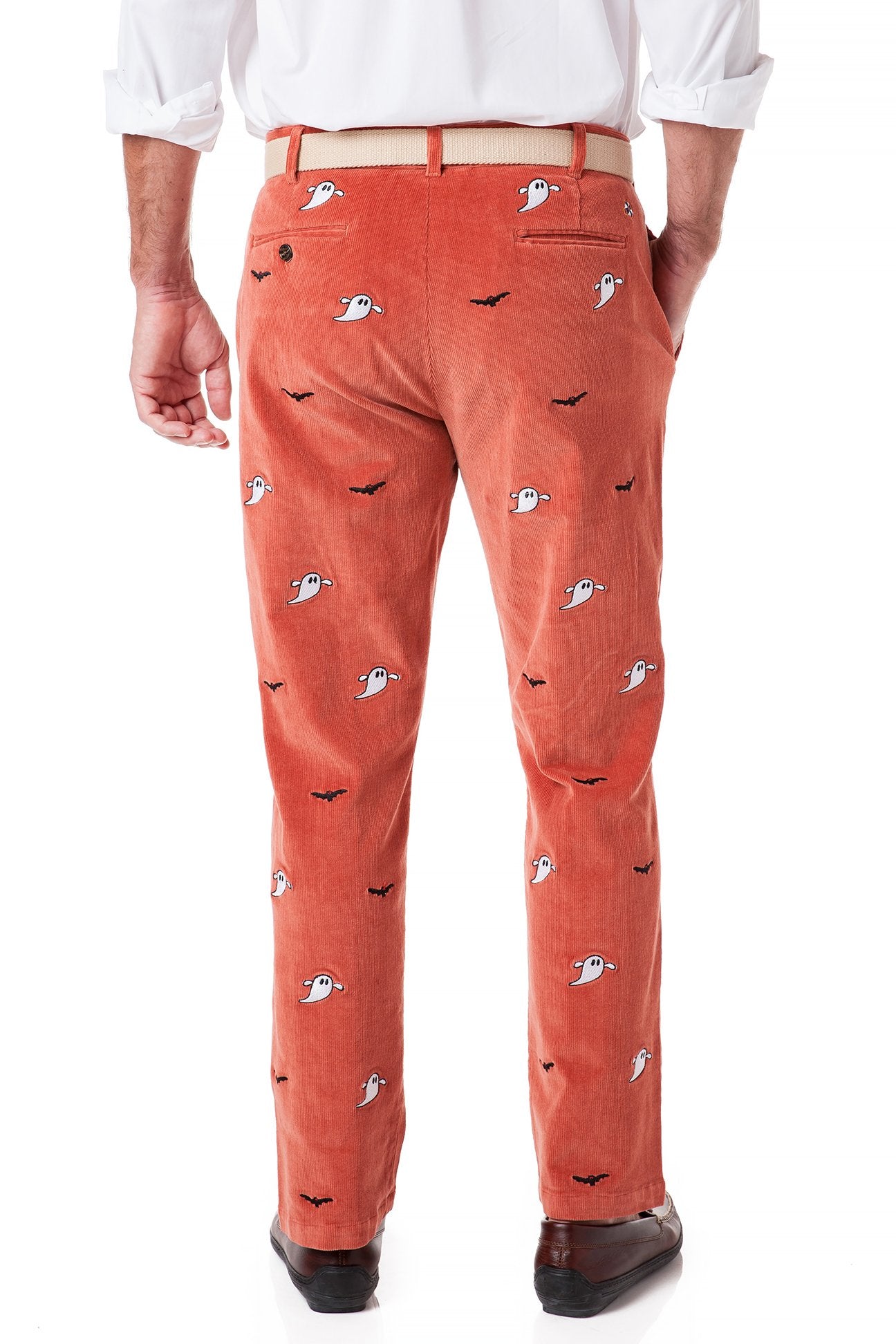 Beachcomber Corduroy Pant Nantucket Red with Ghost & Bat - Castaway Nantucket Island