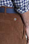 Beachcomber Stretch Corduroy Pant Chocolate - MENS PANTS - Castaway Nantucket Island