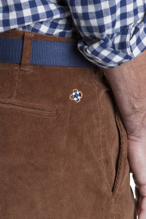 Beachcomber Stretch Corduroy Pant Chocolate - MENS PANTS - Castaway Nantucket Island
