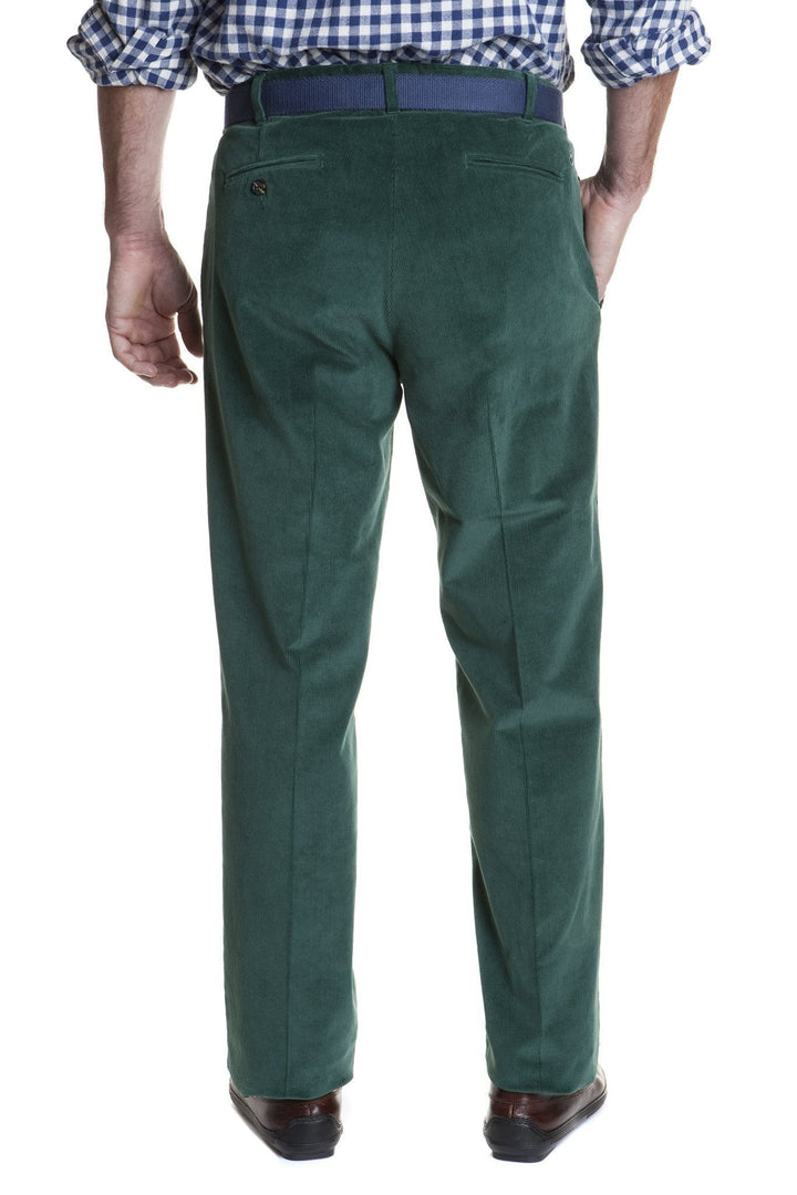 Castaway Beachcomber Stretch Mens Corduroy Pant Hunter Green