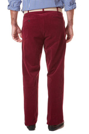 Beachcomber Stretch Corduoy Pant Merlot - MENS PANTS - Castaway Nantucket Island