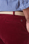 Beachcomber Stretch Corduoy Pant Merlot - MENS PANTS - Castaway Nantucket Island
