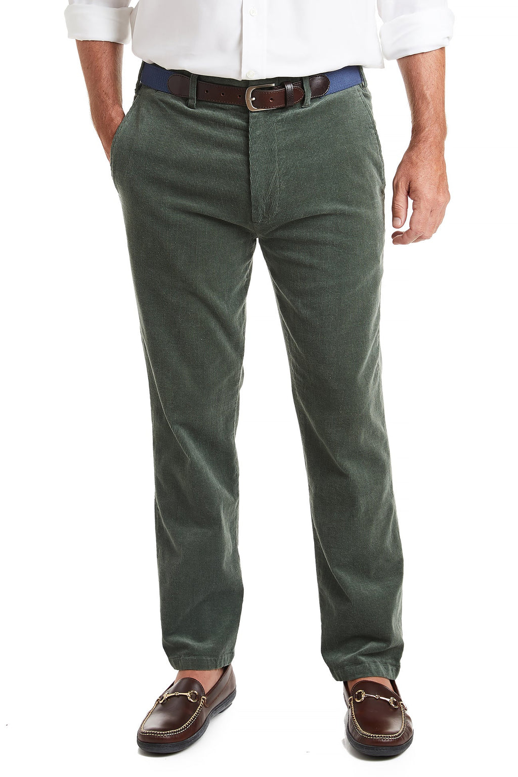Beachcomber Stretch Corduroy Pant Olive Mens Pants Castaway Nantucket Island
