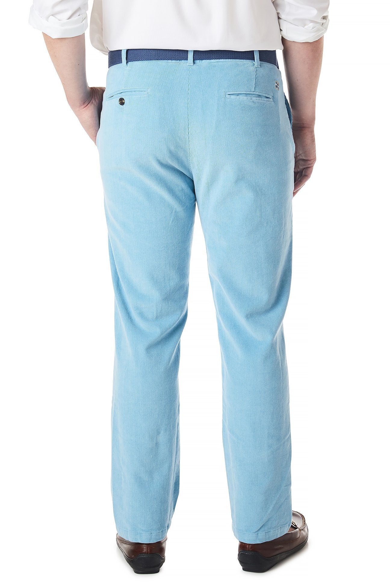 Beachcomber Stretch Corduroy Pant Sky Blue - Castaway Nantucket Island